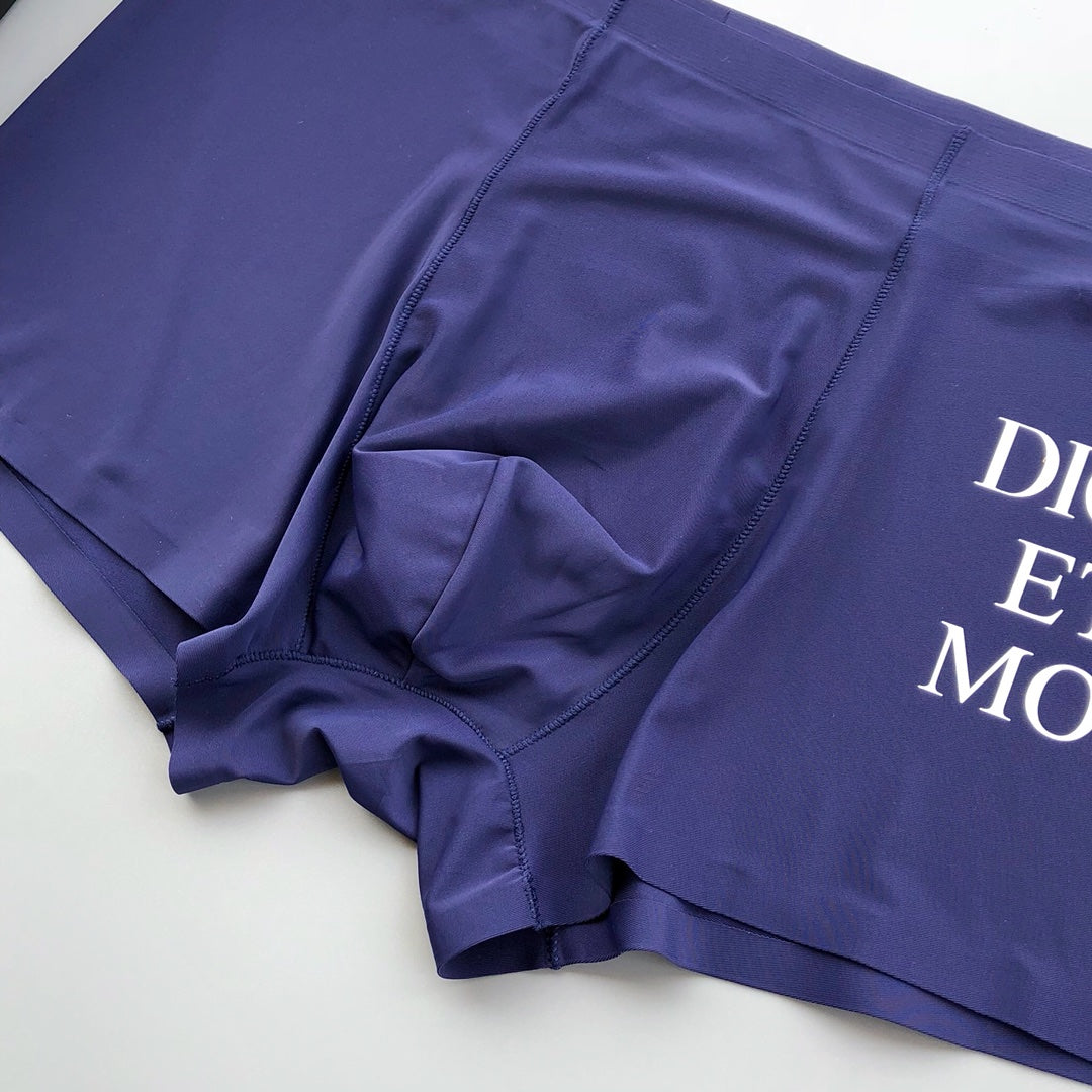 Dior Black White Stacked Wordmark Panel Boxer Briefs, image 9