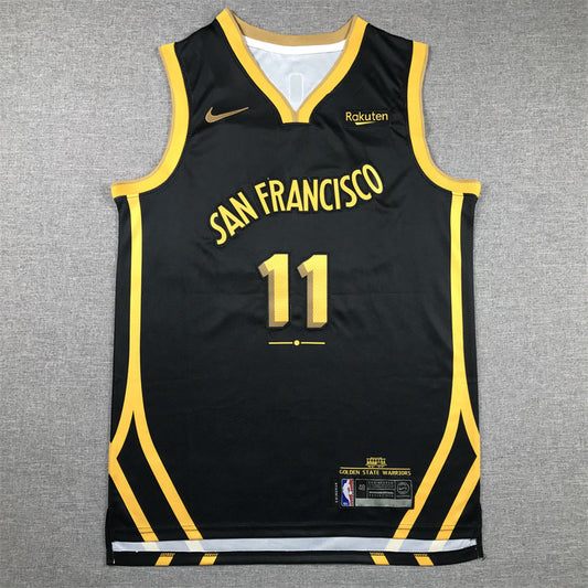 Men's Golden State Warriors Klay Thompson #11 Black 2023/24 Swingman Jerseys - City Edition
