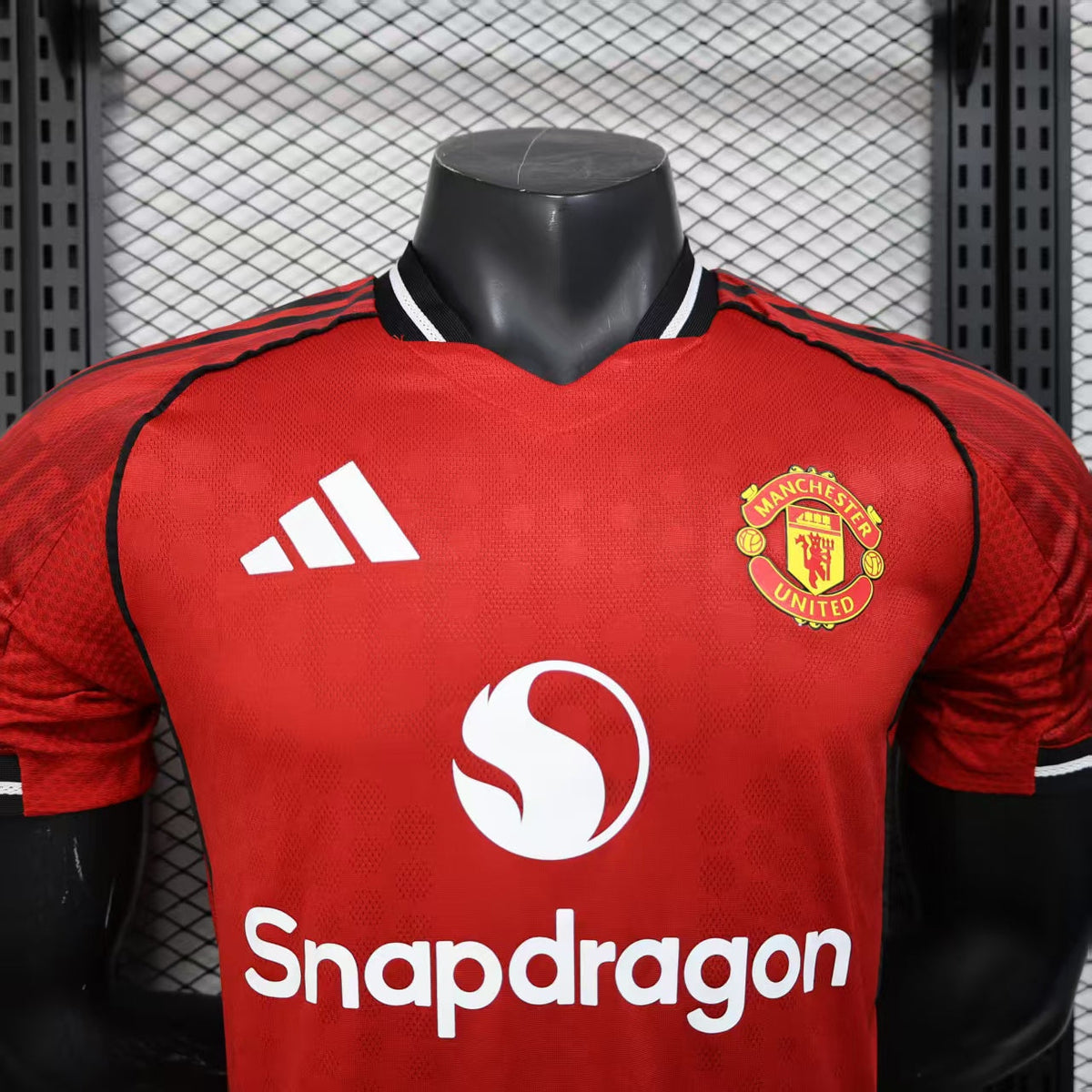 2025-26 Manchester United Home Player Edition Jersey - Red