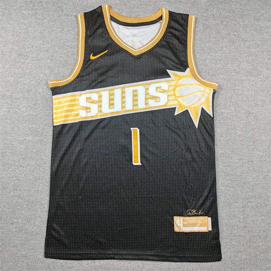 Men's Phoenix Suns Devin Booker #1 Black Select Series Swingman Jerseys