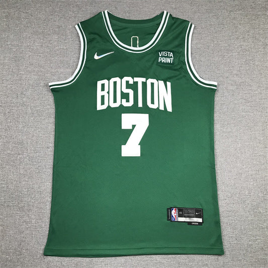 Men's Boston Celtics Jaylen Brown #7 Green Swingman Jersey – 2022/23 Icon Edition