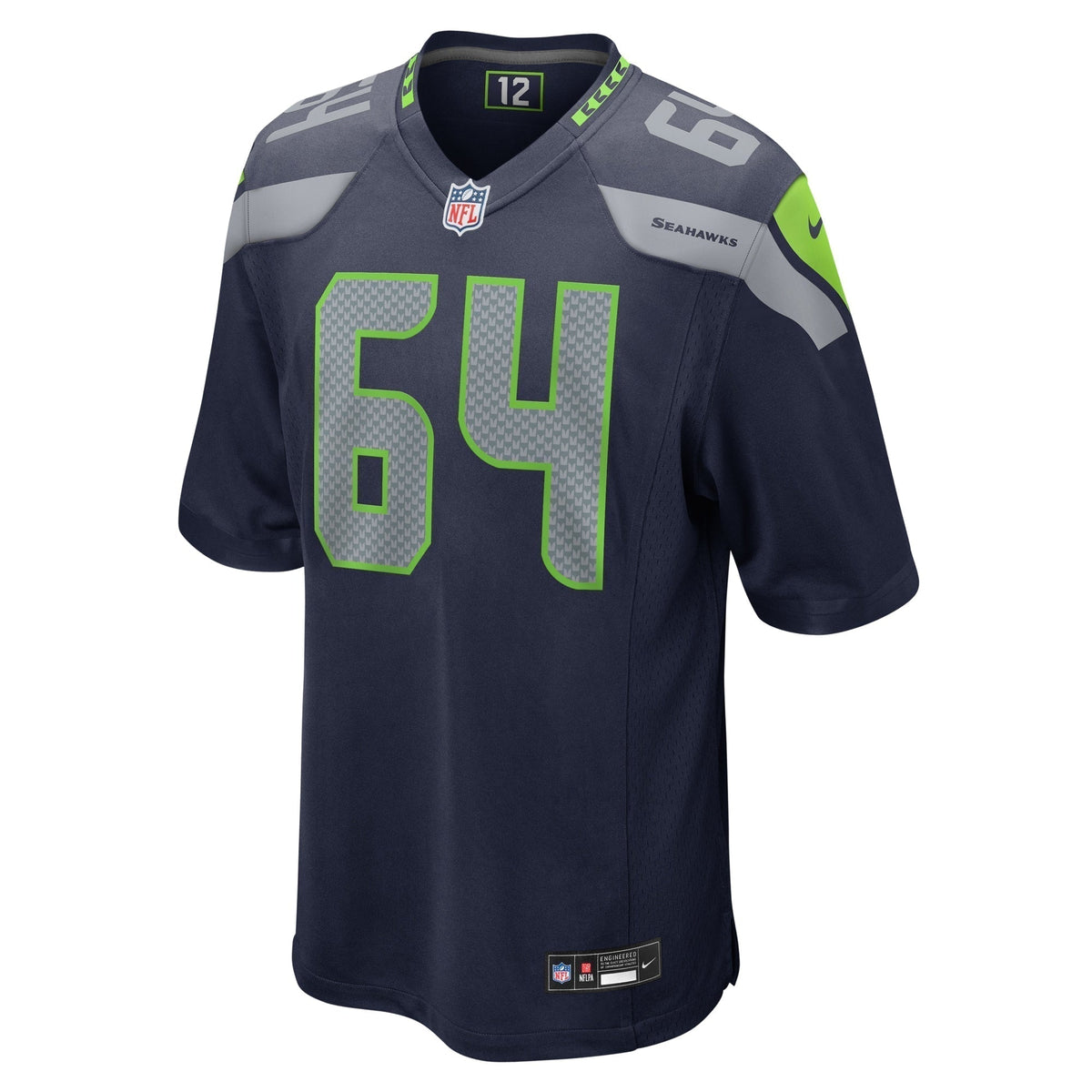Christian Haynes Seattle Seahawks Game Jersey -  College Navy