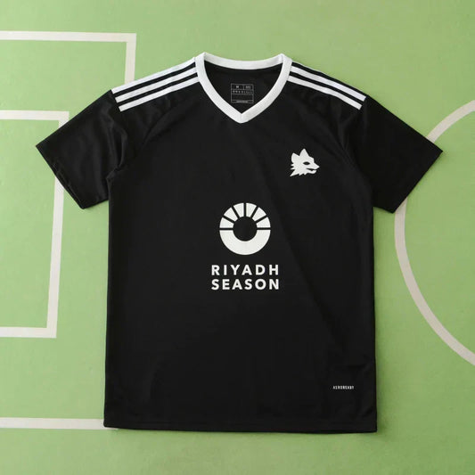 AS Roma 2024/25 Black Training Suit | Fan Version
