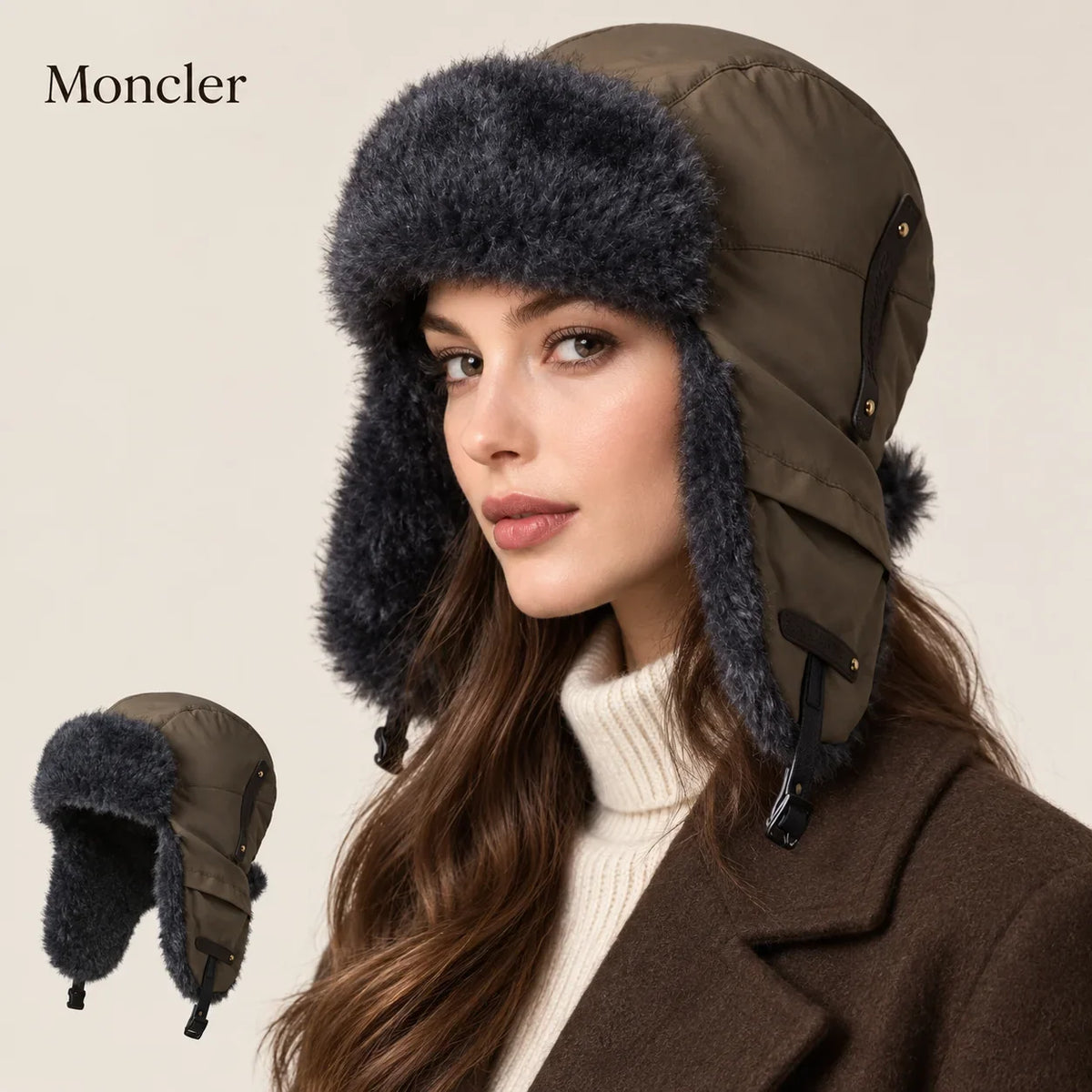 Moncler Earflap Hat - image 1