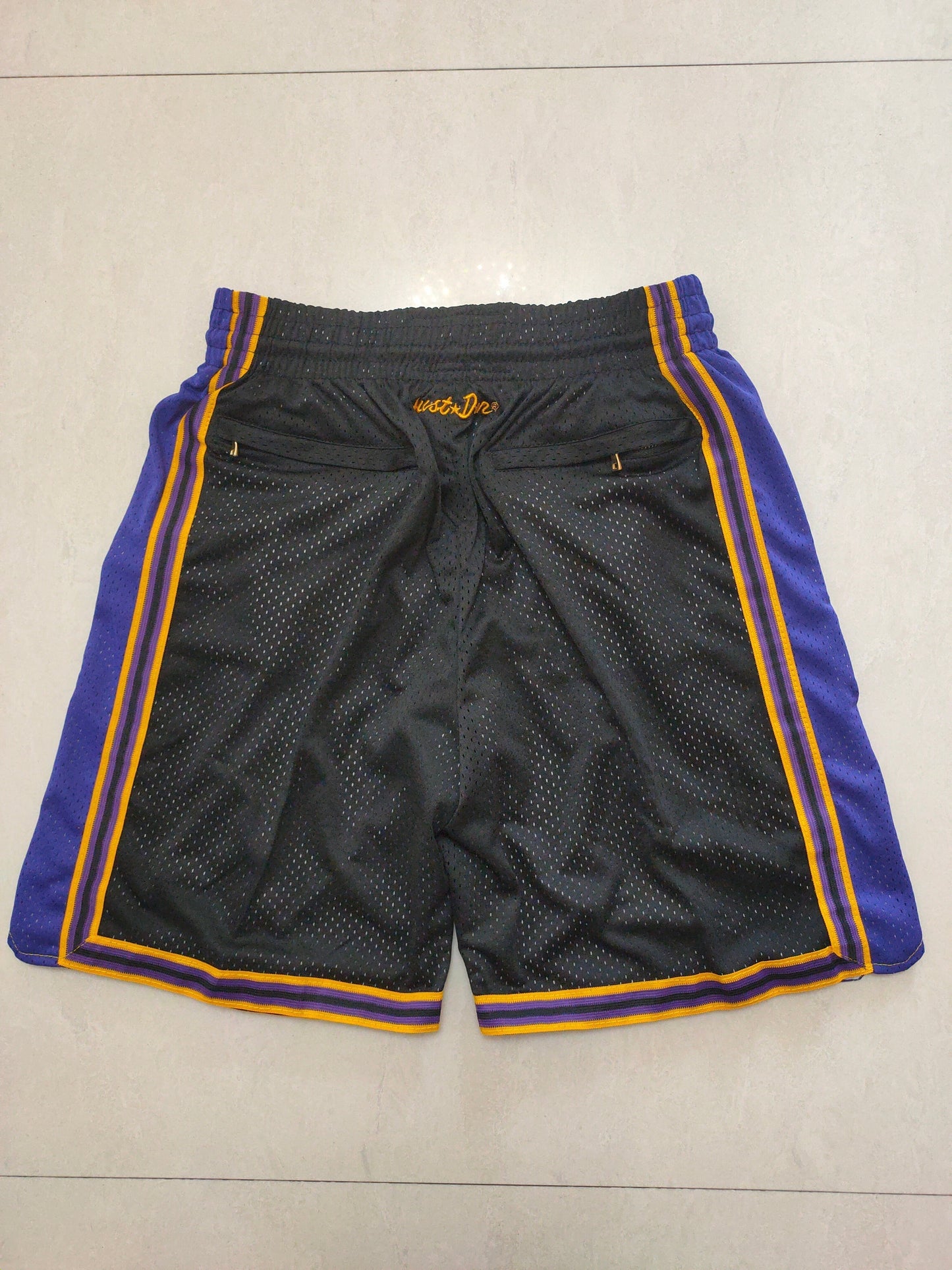 Los Angeles Lakers black vintage pocket pants