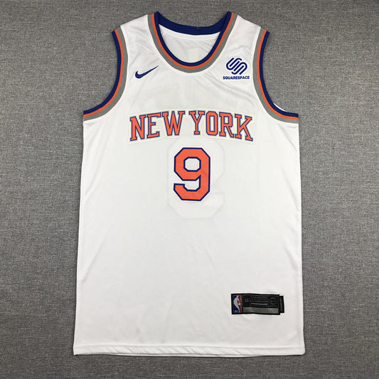 Men's New York Knicks RJ Barrett White 2019 NBA Draft First Round Pick Jerseys
