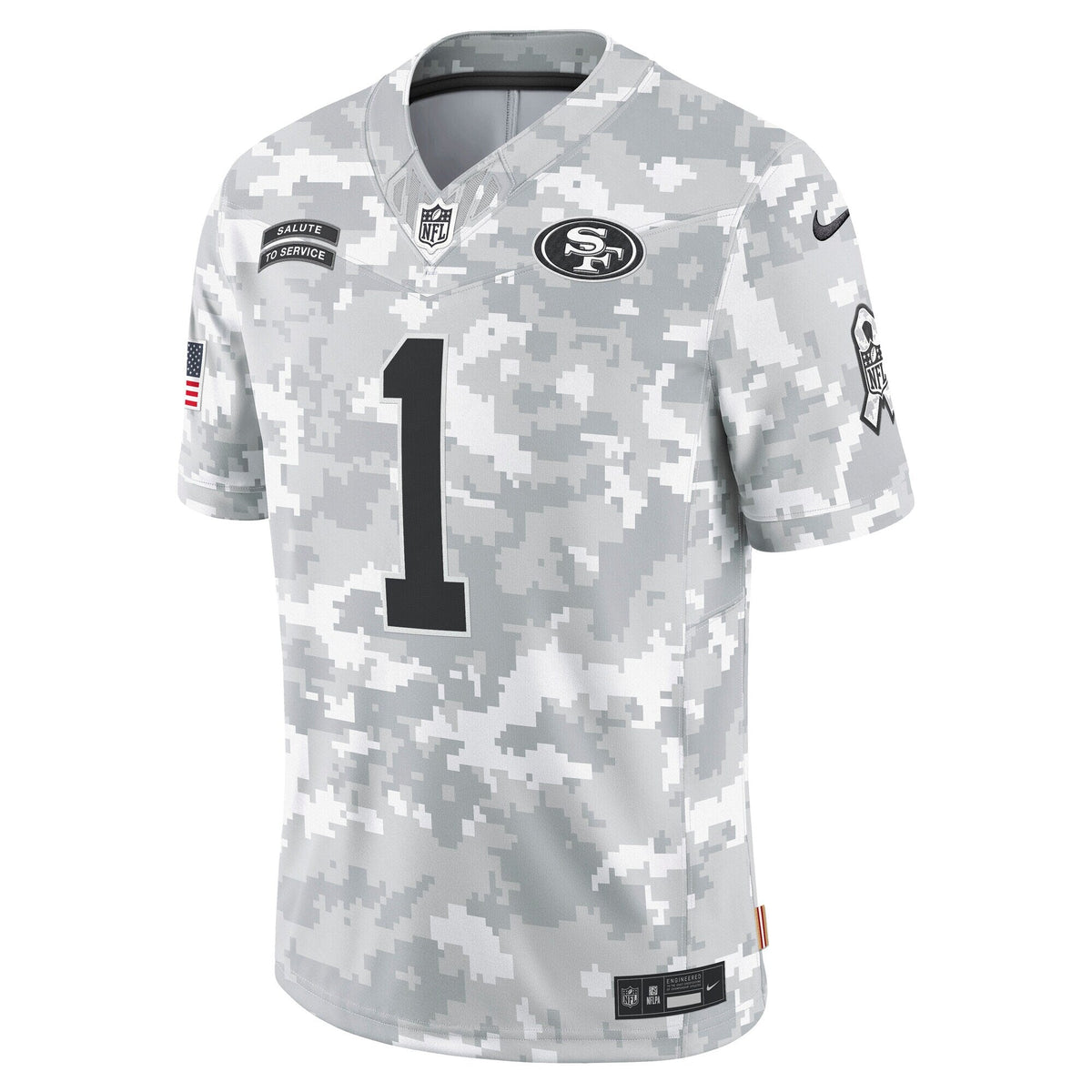 Deebo Samuel Sr San Francisco 49ers  2024 Salute to Service Limited Jersey - Arctic Camo