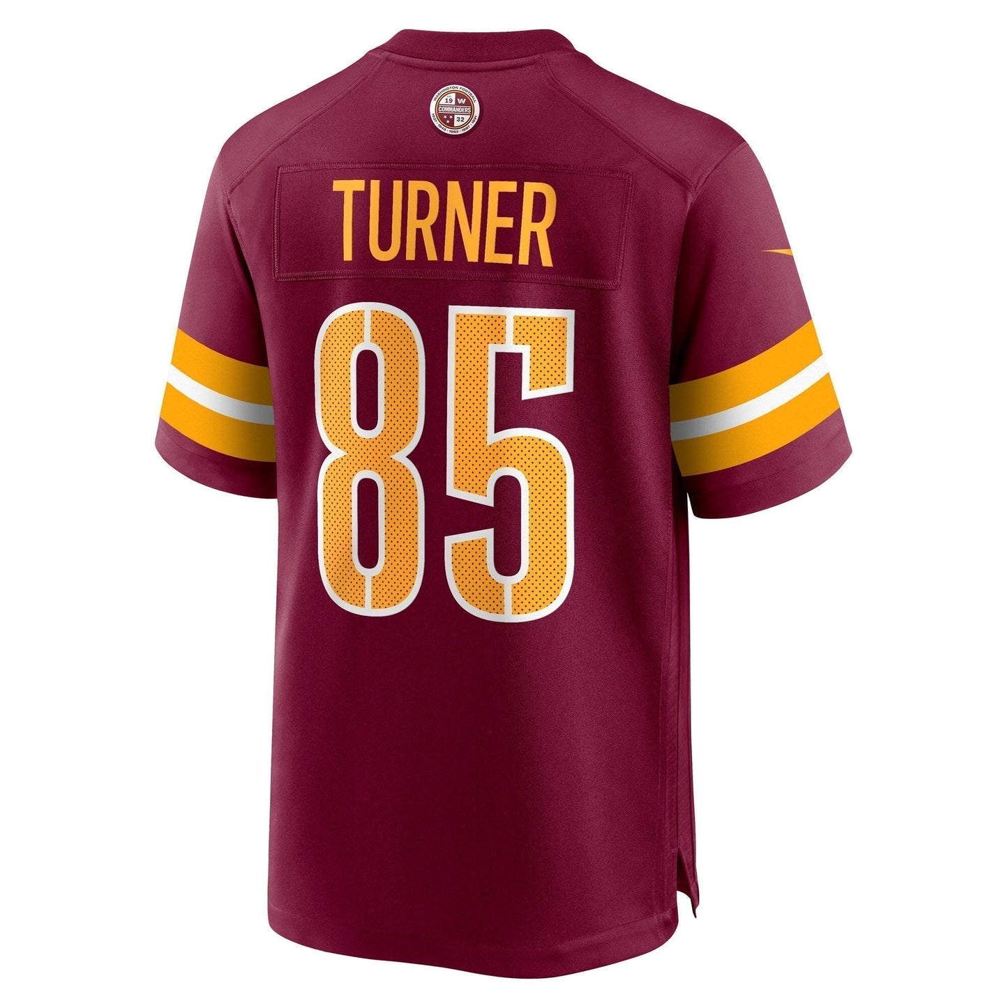 Cole Turner Washington Commanders Game Jersey - Burgundy