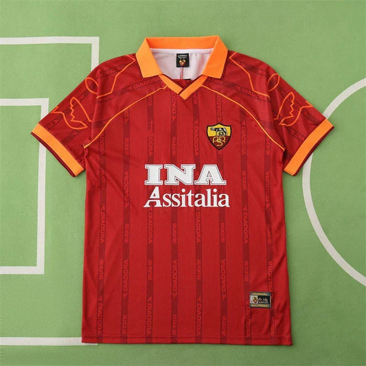 A.S. Roma Home Retro Fan Version 1999/00 Soccer Jersey