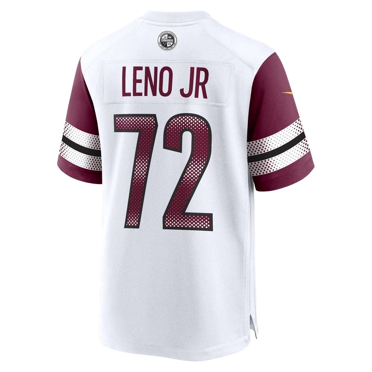 Charles Leno Jr. Washington Commanders Away Game   Jersey - White