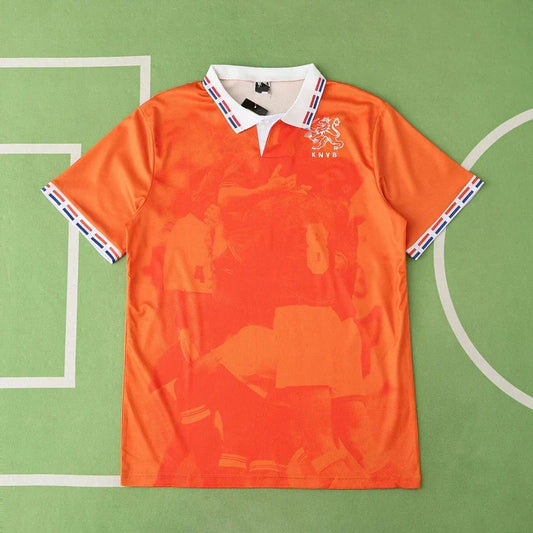 Netherlands National Team 1996 Home Retro Jersey – Orange Euro 96 Fan Version