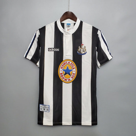 Newcastle United 1995-97 Home Retro Jersey – Classic Black & White Stripes Kit