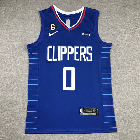 Men's LA Clippers Russell Westbrook Nike Royal 2022/23 Swingman Jerseys - Icon Edition