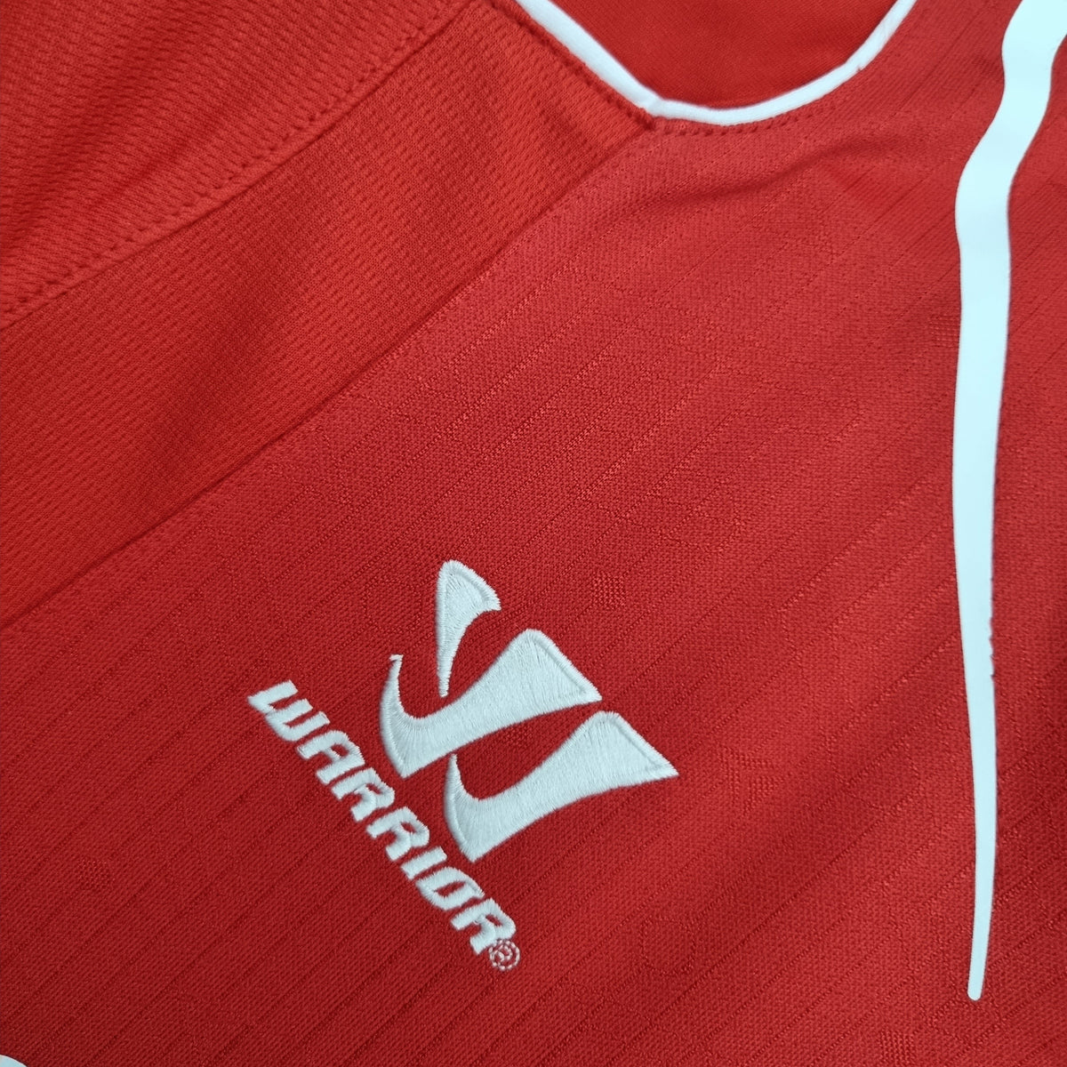 Liverpool 2014-15 Home Jersey – Red Warrior Standard Chartered Fan Version Premier League Football Shirt