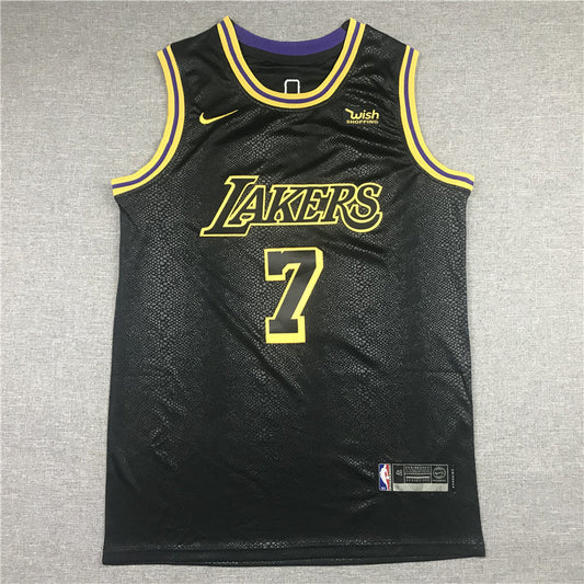 Men's Los Angeles Lakers Carmelo Anthony #7 Black City Edition Swingman Jerseys