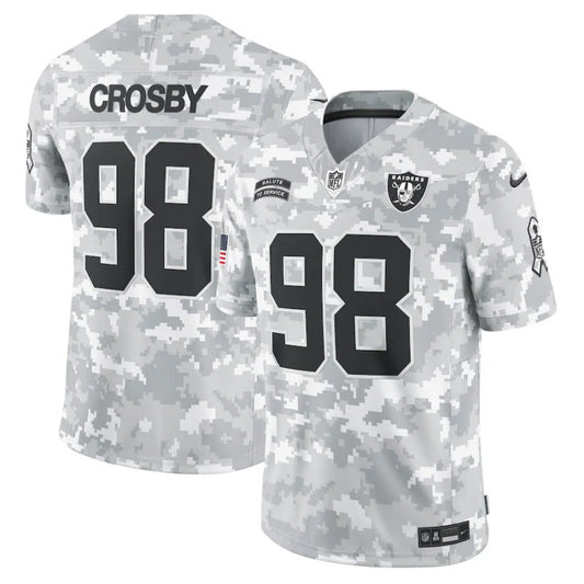 Maxx Crosby Las Vegas Raiders Salute To Service 2024 Jersey