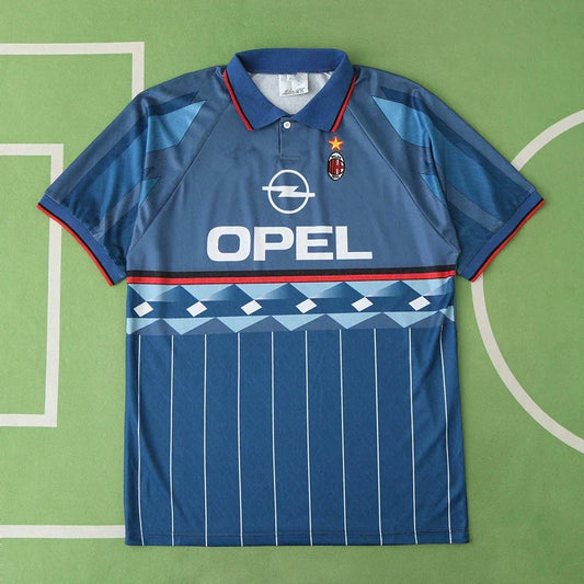 A.C. Milan Away Retro Soccer Jersey 1995/96 – Fan Version | Classic Rossoneri Kit
