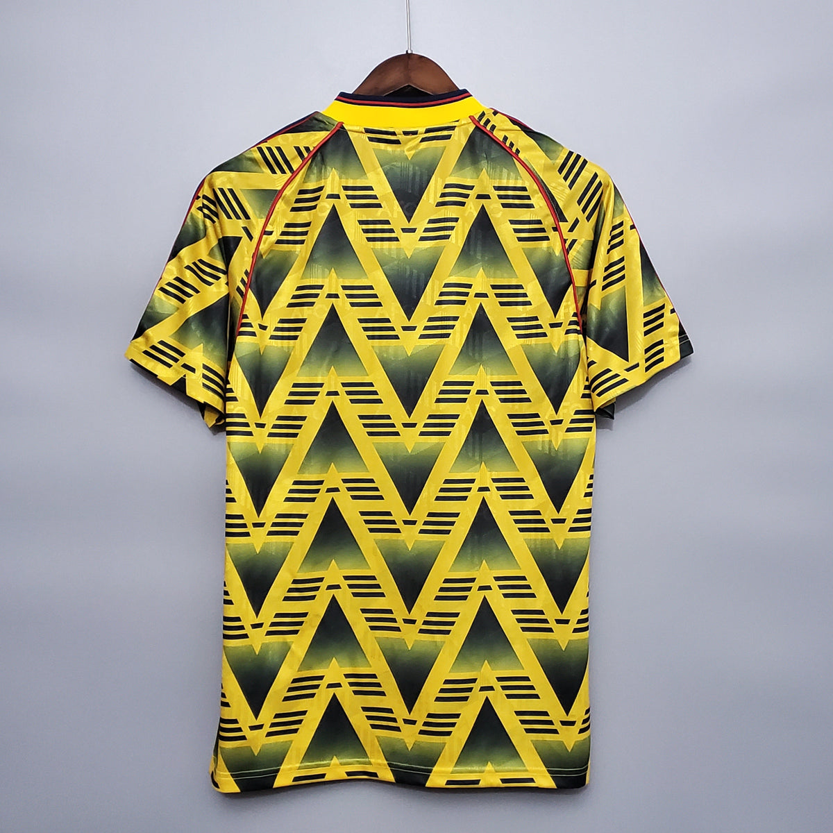Arsenal 1991-93 Away Retro Jersey – The Bruised Banana | Classic Adidas Yellow JVC Kit