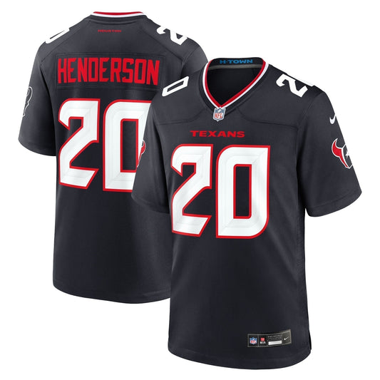 C.J. Henderson Houston Texans Nike Team Game Jersey -  Navy
