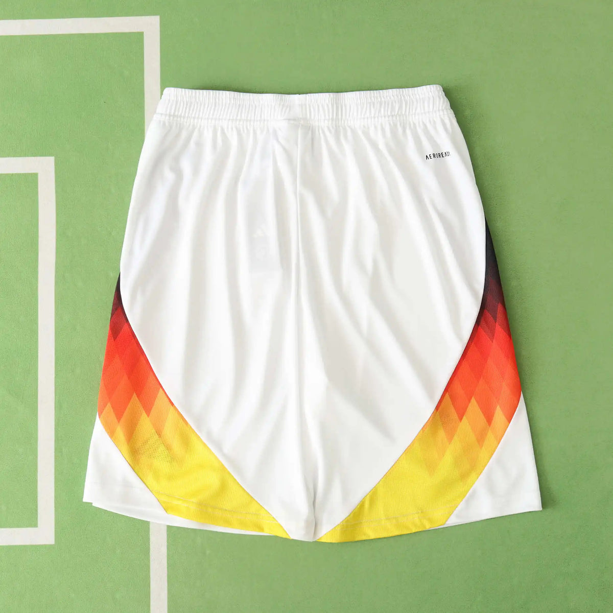 Germany Home Shorts 2024 – White Black Red Fan Version Euro 2024 Football Shorts