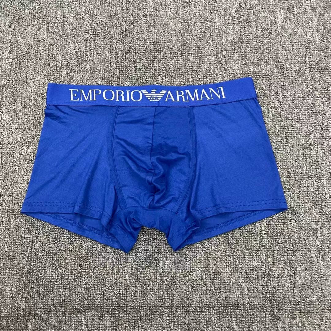 Armani Orange Lettered Waistband Boxer Briefs, Box of 3, gallery image 4