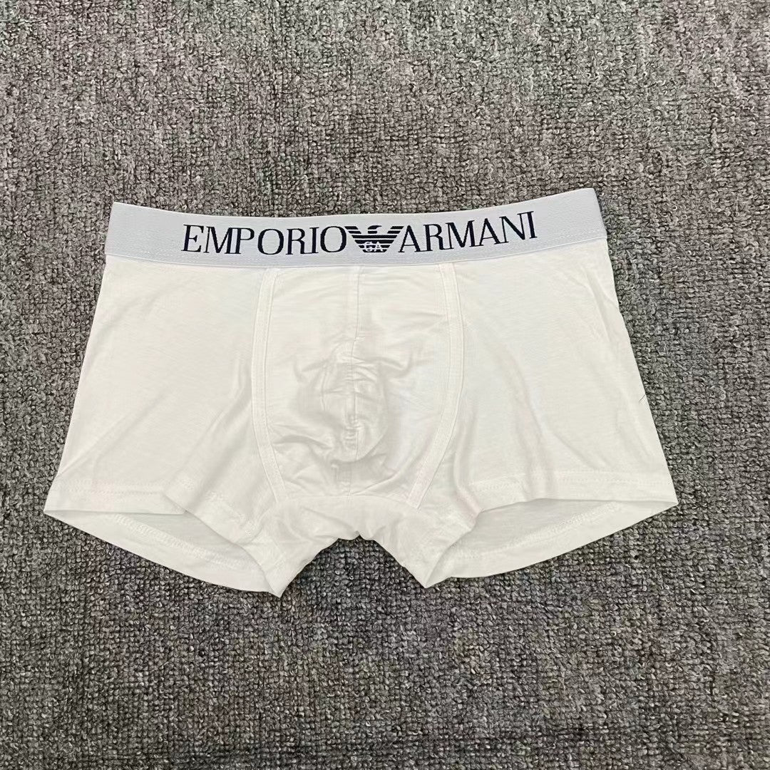 Armani Orange Lettered Waistband Boxer Briefs, Box of 3, gallery image 6