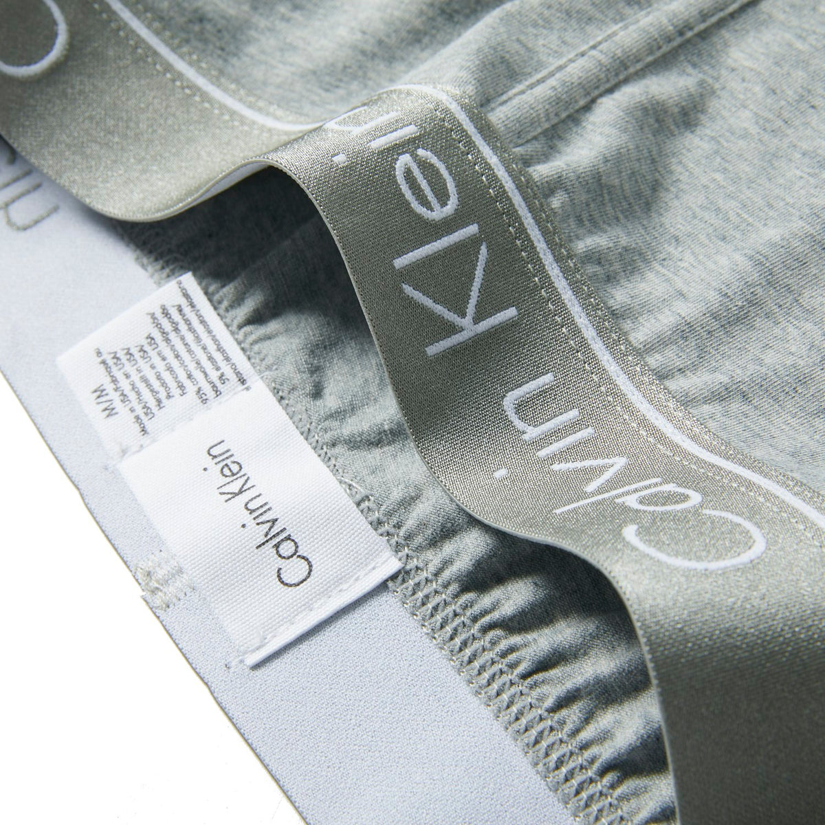 Calvin Klein Black White Grey Stacked Trunks Boxer Briefs, image 4