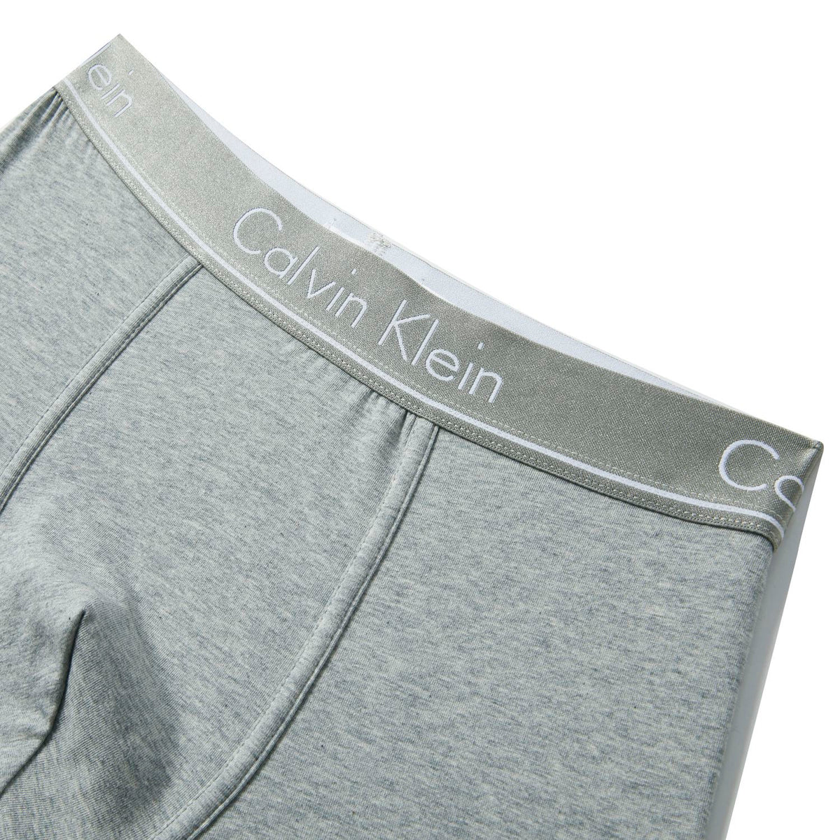 Calvin Klein Black White Grey Stacked Trunks Boxer Briefs, image 8