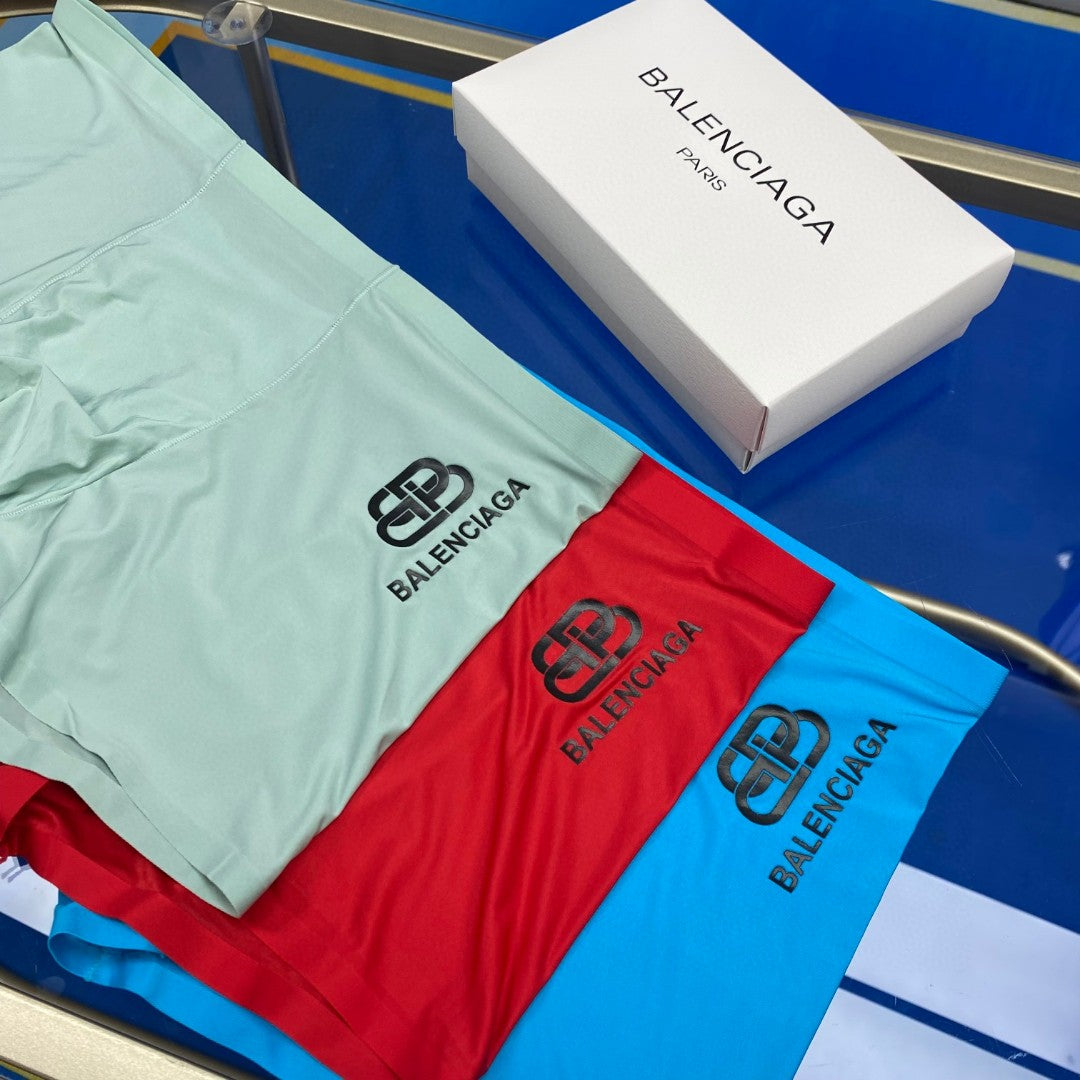 Balenciaga Mint Red Blue Small BB Motifs Boxer Briefs, image 11