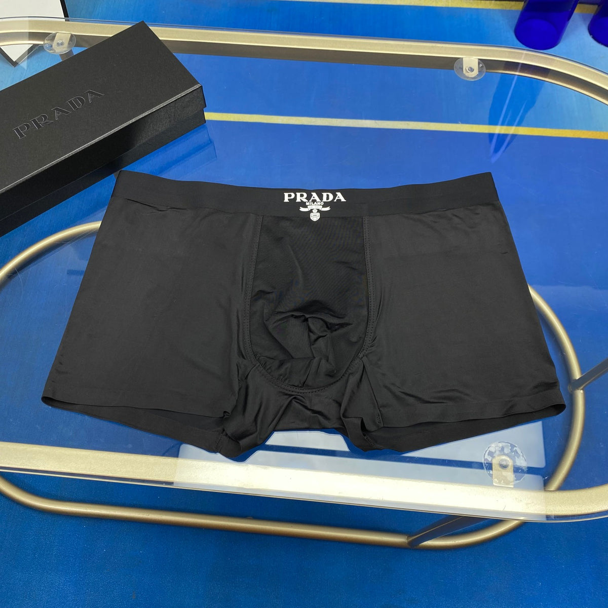 Prada Pink Dark Contrast Waist Boxer Briefs, image 4
