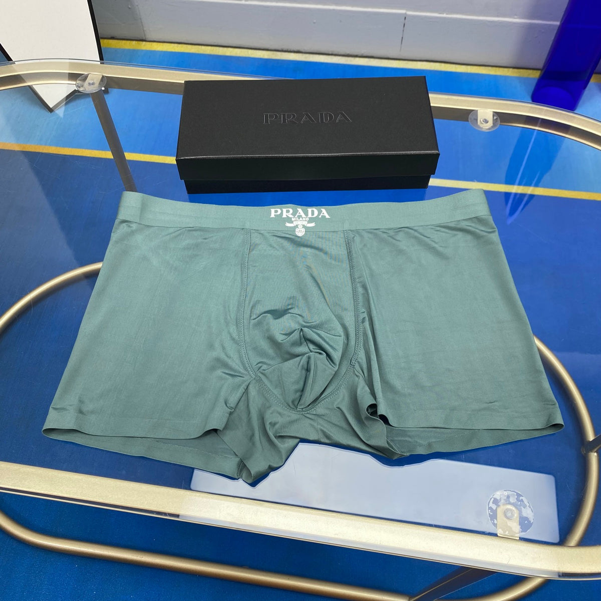 Prada Pink Dark Contrast Waist Boxer Briefs, image 6