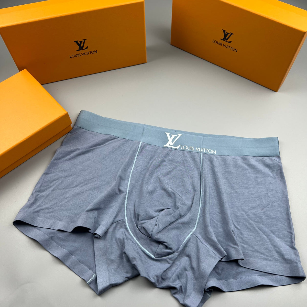 Louis Vuitton Pale Grey Green Waist Boxer Briefs, image 4
