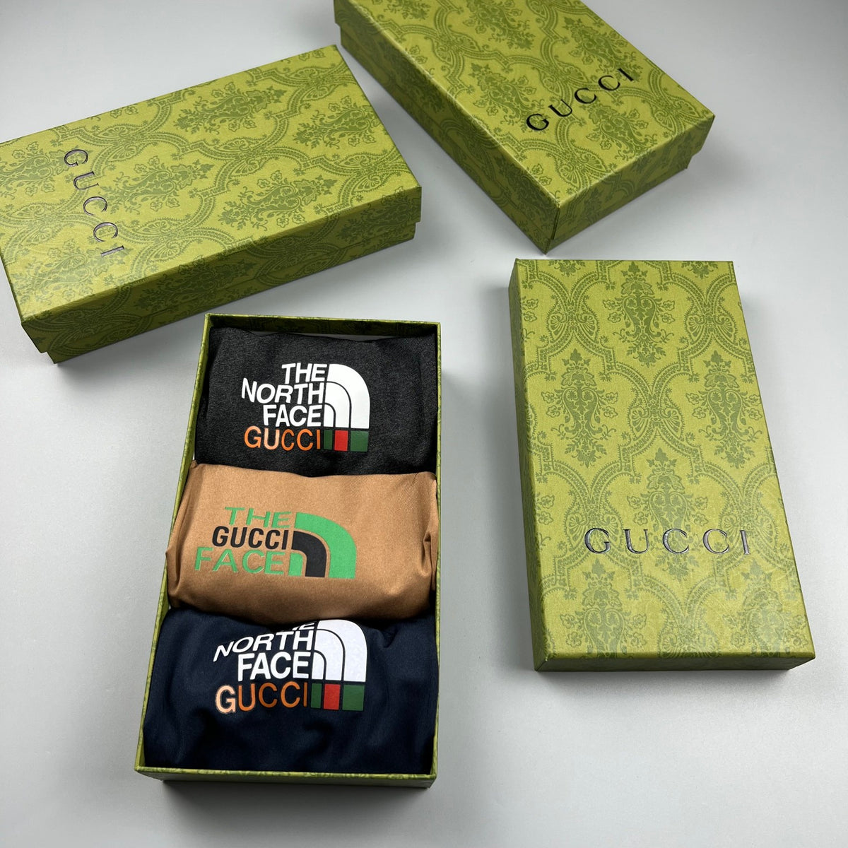 Gucci Black Checker Waist Gold Emblem Boxer Briefs, image 8