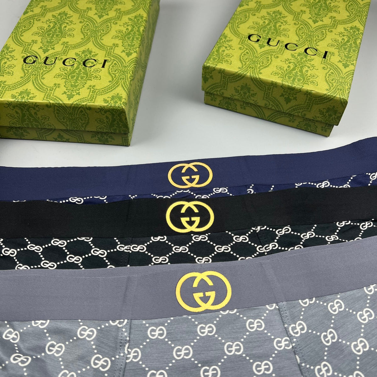 Gucci Light Botanical Sketch Print Boxer Briefs, image 7