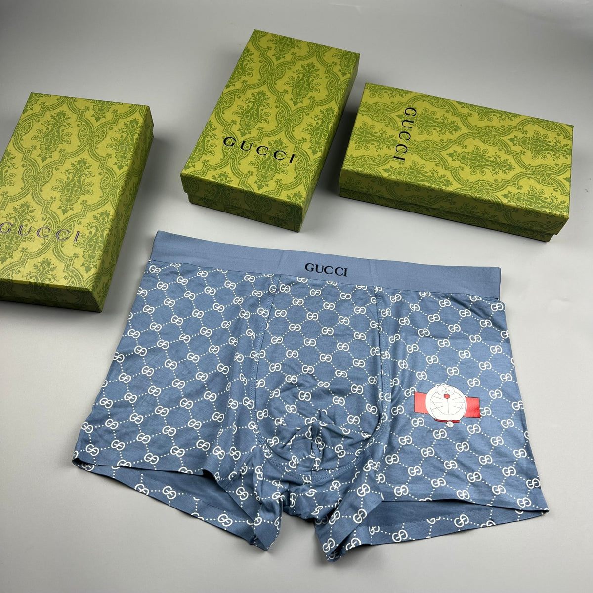 Gucci Beige Small Repeat Cartoon Patch Boxer Briefs, image 3