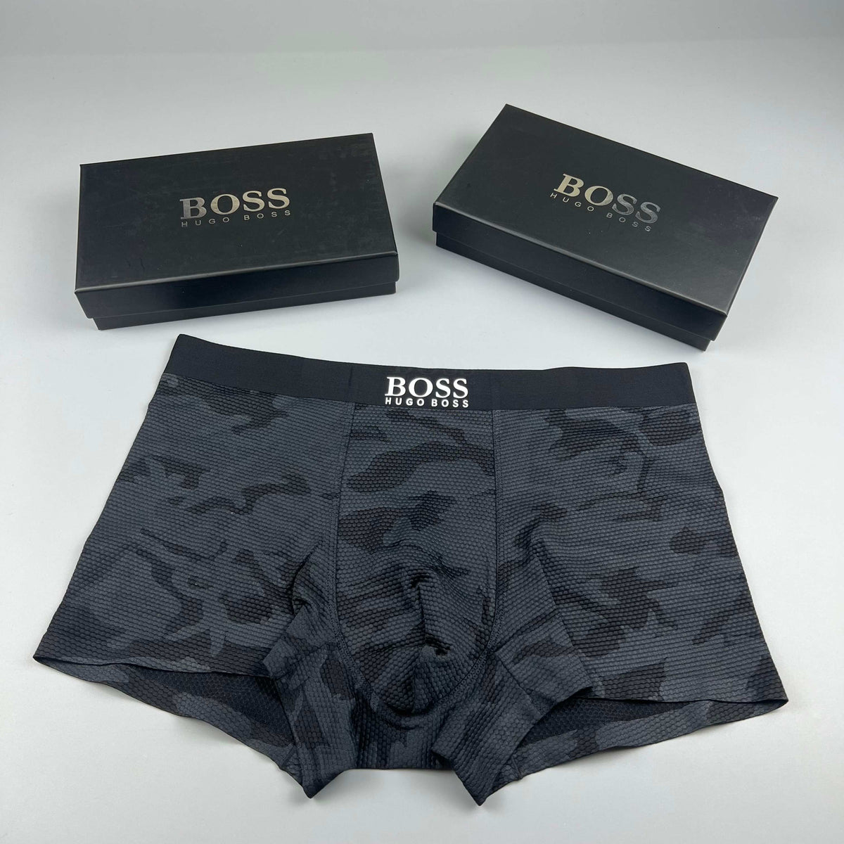 BOSS Khaki Camouflage Boxer Briefs, gallery image 2
