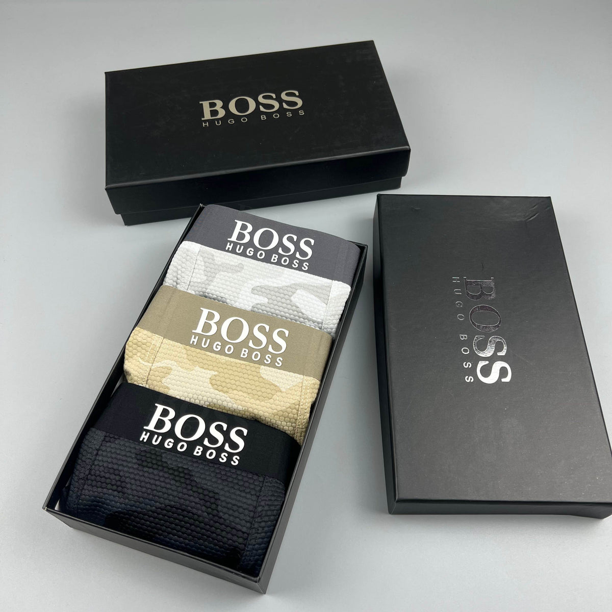 BOSS Khaki Camouflage Boxer Briefs, gallery image 8