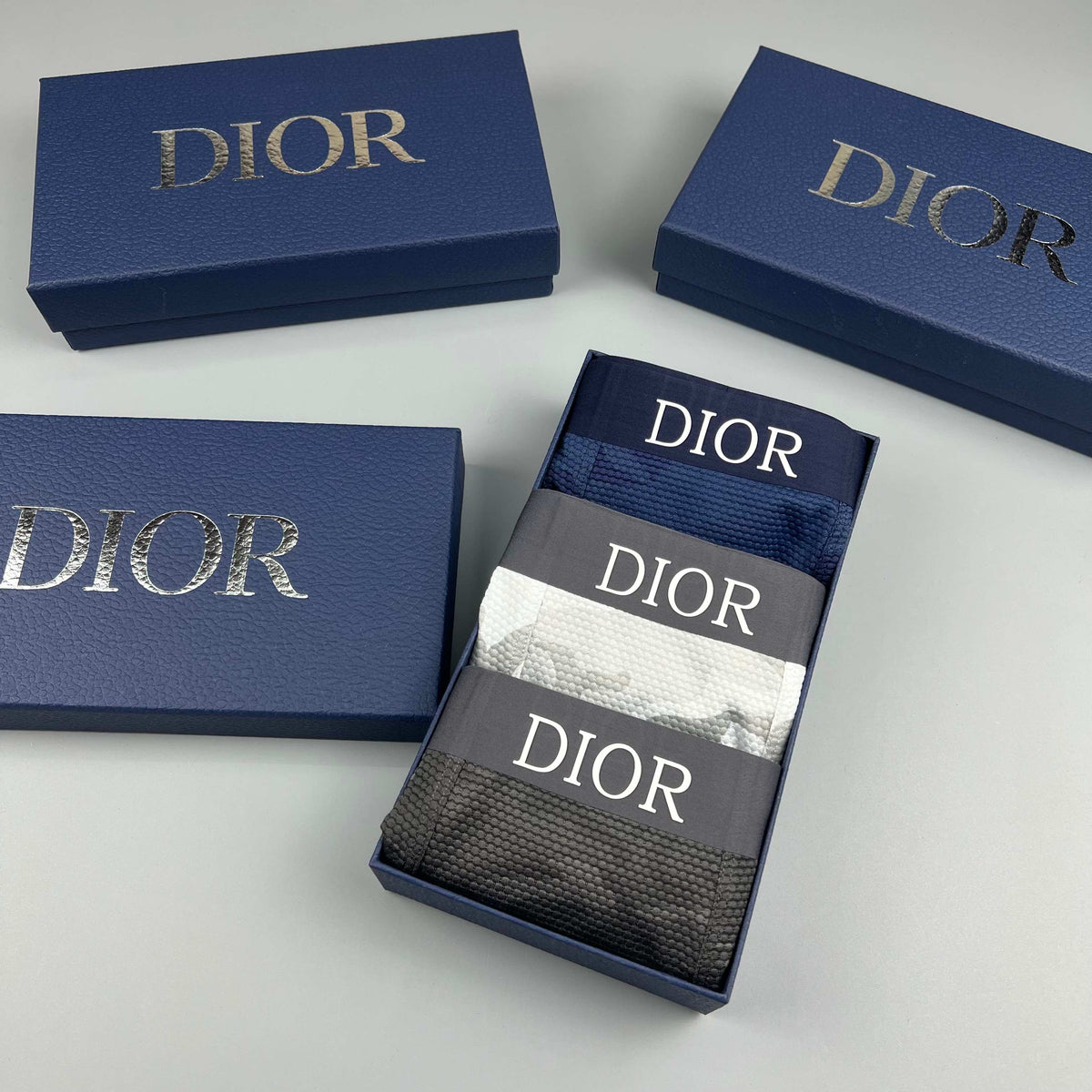Dior Blue Tonal Camouflage Boxer Briefs, image 8