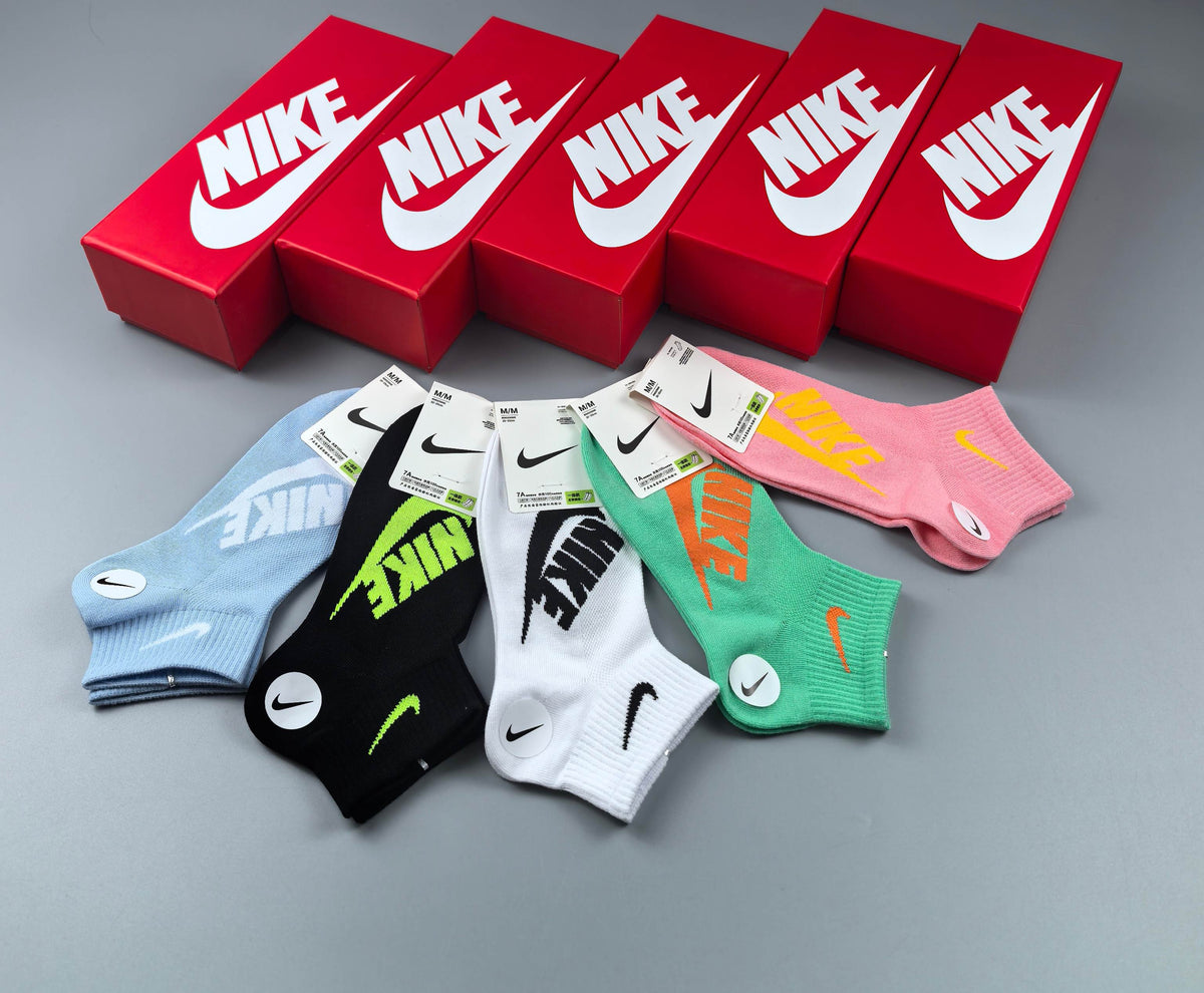 Nike Multicolour Graphic Ankle Socks, gallery image 8