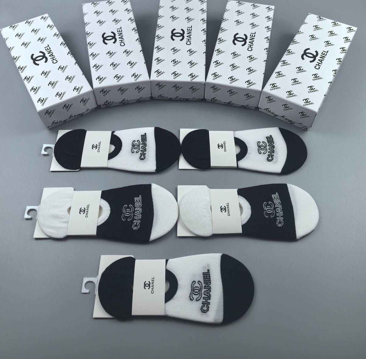 CHANEL Graphic Low-Opening Sock Selection, gallery image 6