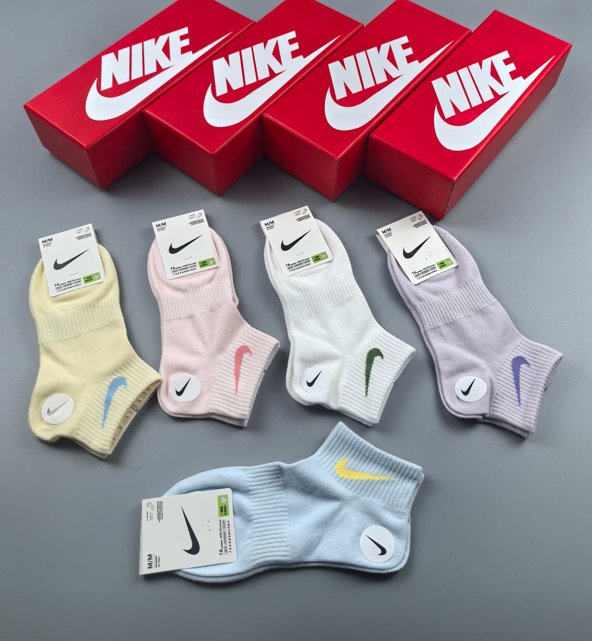 Nike Soft-Tone Small Swoosh Socks, gallery image 5