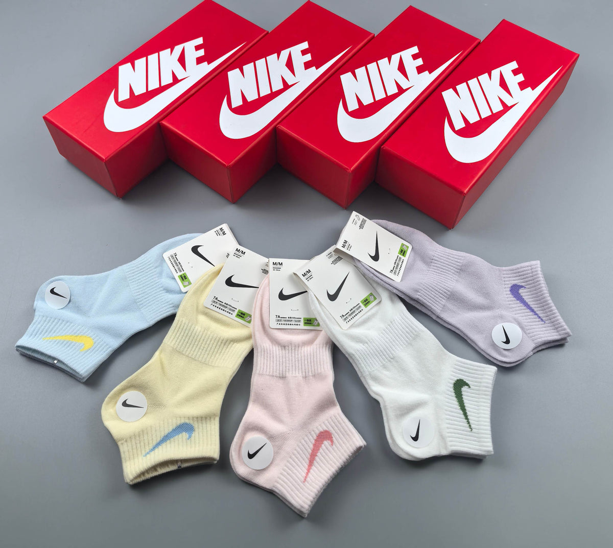 Nike Soft-Tone Small Swoosh Socks, gallery image 8