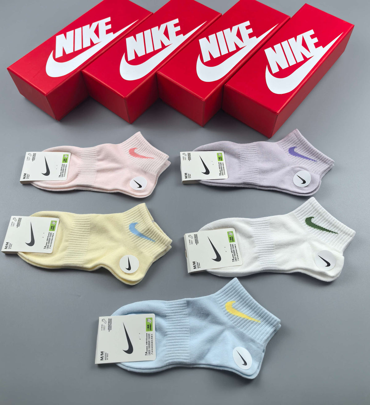 Nike Soft-Tone Small Swoosh Socks, gallery image 6