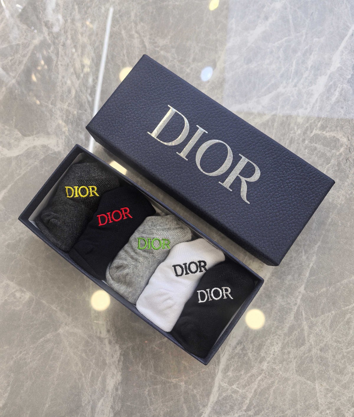 Dior Boxed Dark Small Coloured Letters Boxer Briefs, image 1