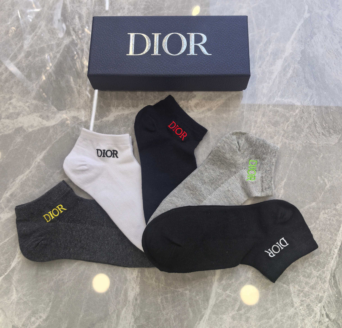 Dior Boxed Dark Small Coloured Letters Boxer Briefs, image 4