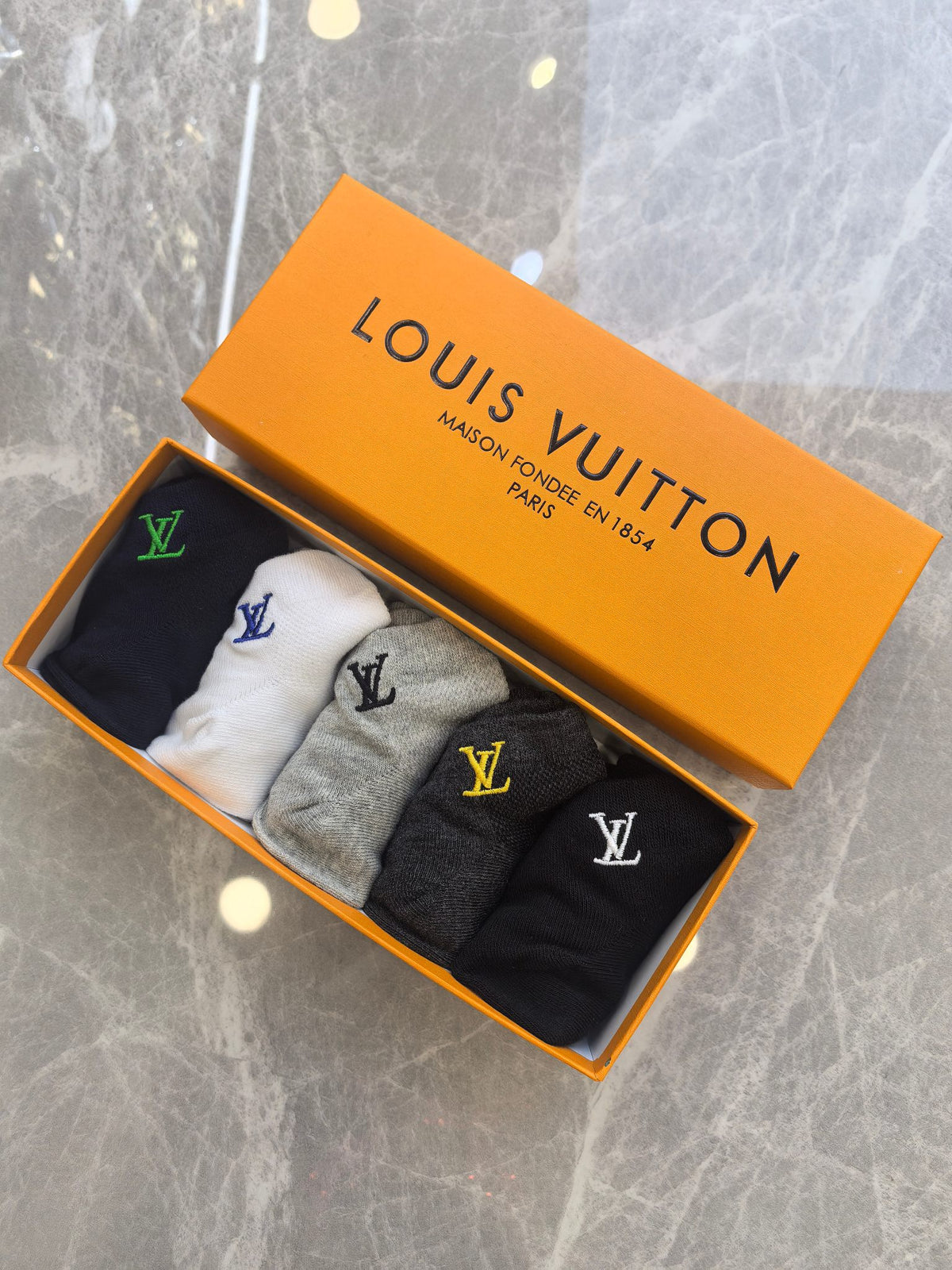 Louis Vuitton Boxed Dark Cream Large Monograms Boxer Briefs, image 1