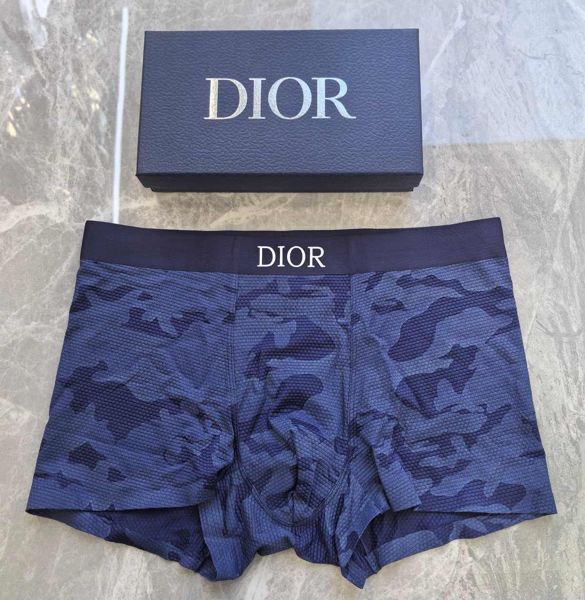 Dior Dark Grey Tonal Camouflage Boxer Briefs, image 3