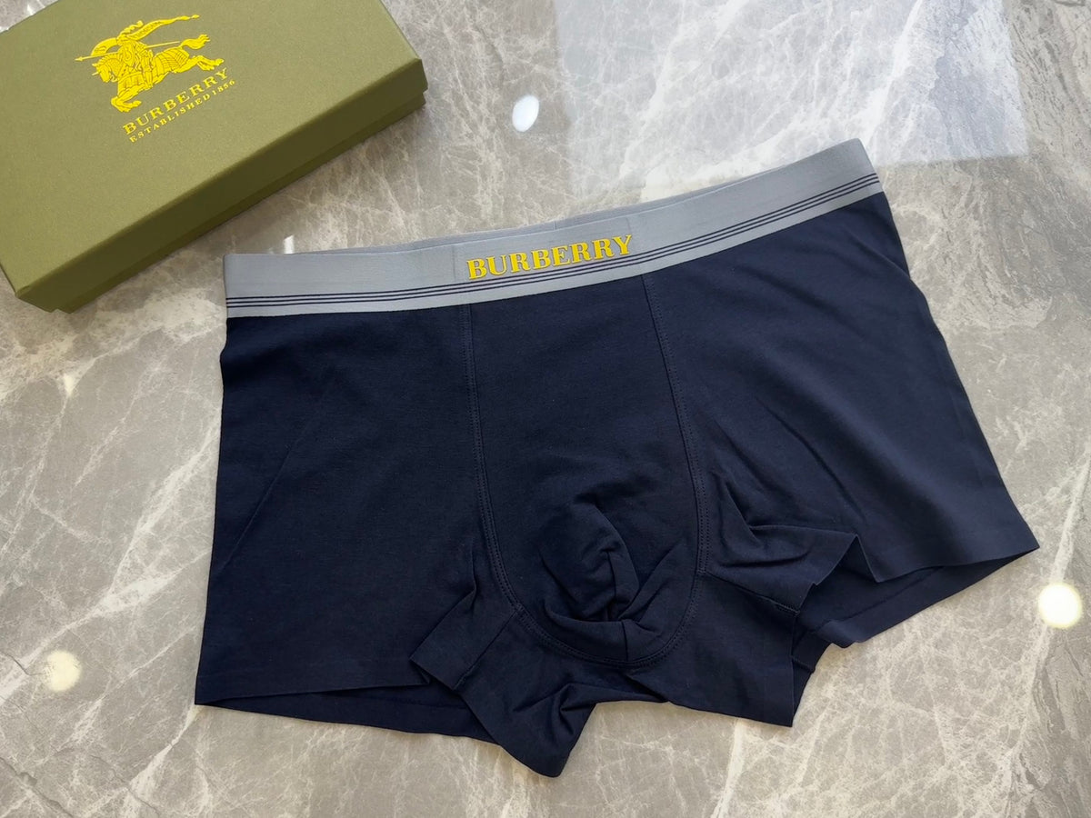 Burberry Boxed Dark Neon Letter Waist Boxer Briefs, image 5