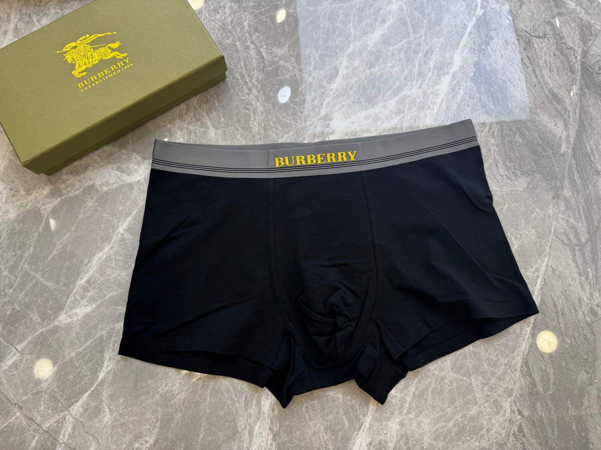 Burberry Boxed Dark Neon Letter Waist Boxer Briefs, image 4