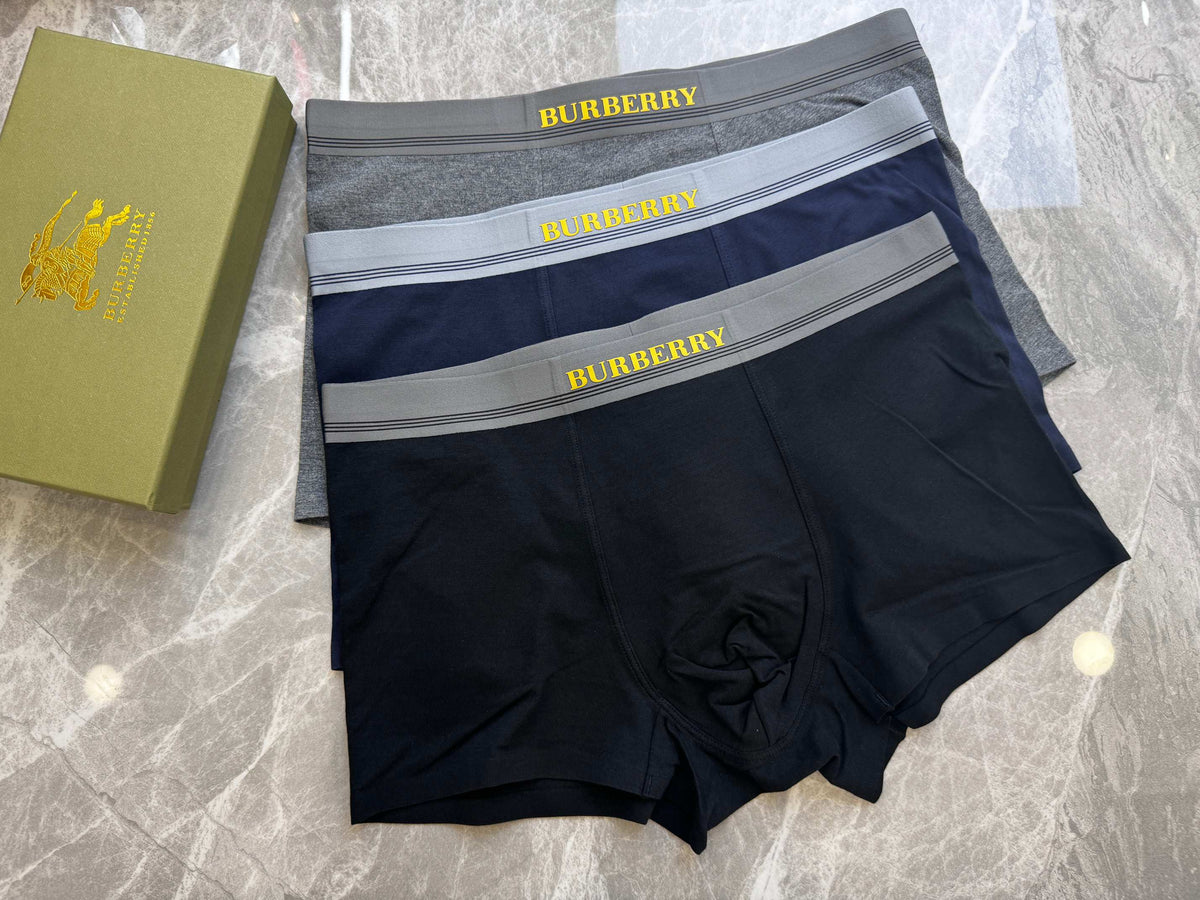 Burberry Boxed Dark Neon Letter Waist Boxer Briefs, image 8